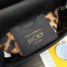 Load image into Gallery viewer, Dolce and Gabbana Small Dauphine Leather Regular Sicily Bag
