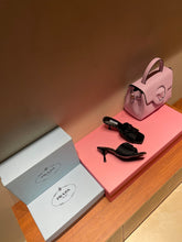 Load image into Gallery viewer, Prada Satin Sandals With Crystals