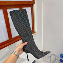 Load image into Gallery viewer, Versace Fendace FF Jaccquard Boots