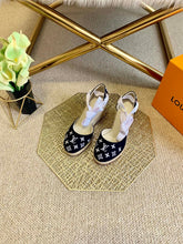 Load image into Gallery viewer, Louis Vuitton Starboard Wedge Sandals