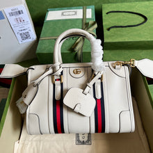Load image into Gallery viewer, Gucci Small Canvas Top Handle Bag with Double G