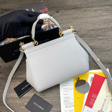 Load image into Gallery viewer, Dolce and Gabbana Small Dauphine Leather Regular Sicily Bag