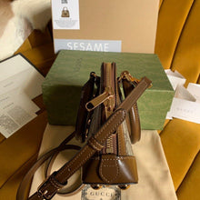 Load image into Gallery viewer, Gucci Horsebit 1955 Mini Top Handle Bag - LUXURY KLOZETT