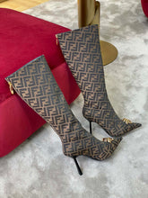 Load image into Gallery viewer, Versace Fendace FF Jaccquard Boots