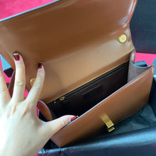 Load image into Gallery viewer, YSL LE CARRE SATCHEL IN BOX SAINT LAURENT LEATHER