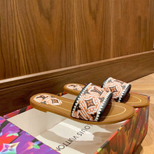 Load image into Gallery viewer, Louis Vuitton Crafty Lock It Flat Mule