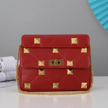 Load image into Gallery viewer, Valentino Garavani Medium Roman Stud The Shoulder Bag In Nappa With Chain