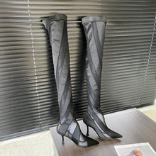 Load image into Gallery viewer, Jimmy Choo Mugler Sock OTK Boots