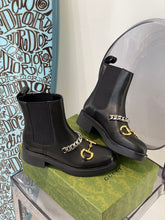 Load image into Gallery viewer, Gucci Chelsea Boot With Chain