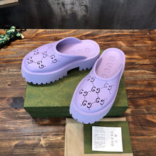 Load image into Gallery viewer, Gucci Platform Perforated G Sandals