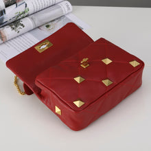Load image into Gallery viewer, Valentino Garavani Medium Roman Stud The Shoulder Bag In Nappa With Chain