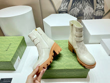 Load image into Gallery viewer, Gucci GG Ankle Boot With Buckle