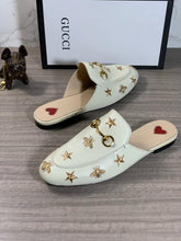 Load image into Gallery viewer, Gucci Princetown Embroidered Leather Slipper