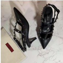 Load image into Gallery viewer, Valentino Garavani Rockstud Patent Leather Slings - LUXURY KLOZETT