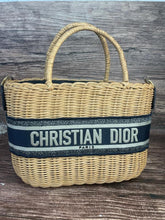 Load image into Gallery viewer, Christian Dior Wicker Basket Bag