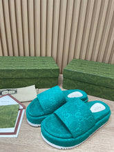 Load image into Gallery viewer, Gucci GG Platform Sandal