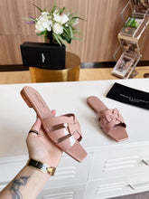Load image into Gallery viewer, YSL Tribute Flat Mule