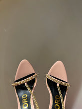 Load image into Gallery viewer, Tom Ford Leather Padlock Pointy Naked Sandal