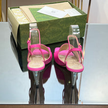 Load image into Gallery viewer, Gucci Blonde Heeled Sandal