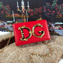 Load image into Gallery viewer, Dolce and Gabbana DG Girls Phone Bag In Smooth Calfskin