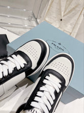 Load image into Gallery viewer, Prada Downtown High Heel Leather Sneakers