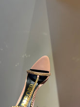Load image into Gallery viewer, Tom Ford Leather Padlock Pointy Naked Sandal