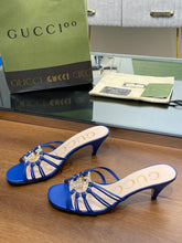 Load image into Gallery viewer, Gucci Women Slide Sandal With Crystals