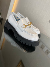 Load image into Gallery viewer, Gucci Women Lug Sole Horsebit Loafer