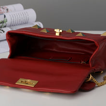 Load image into Gallery viewer, Valentino Garavani Medium Roman Stud The Shoulder Bag In Nappa With Chain