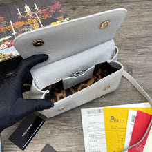 Load image into Gallery viewer, Dolce and Gabbana Small Dauphine Leather Regular Sicily Bag