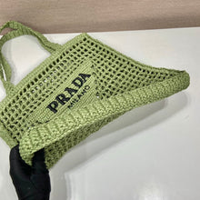 Load image into Gallery viewer, Prada Raffia Tote Bag