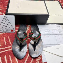 Load image into Gallery viewer, Gucci Leather Thong Sandal