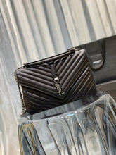 Load image into Gallery viewer, YSL College Large Quilted leather Bag