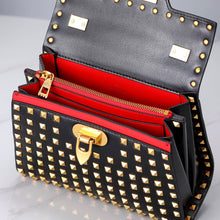 Load image into Gallery viewer, Valentino Garavani Small Rockstud Alcove Grainy Calfskin Bag
