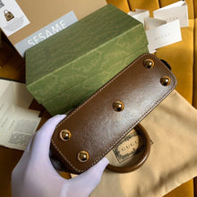 Load image into Gallery viewer, Gucci Horsebit 1955 Mini Top Handle Bag - LUXURY KLOZETT