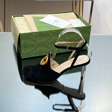 Load image into Gallery viewer, Gucci Blonde Heeled Sandal