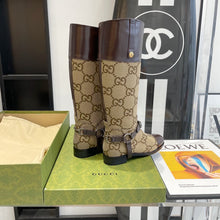 Load image into Gallery viewer, Gucci Knee High Boots With Harness