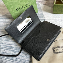 Load image into Gallery viewer, Gucci GG Marmont Chain Wallet