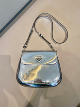 Load image into Gallery viewer, Prada Silver Cleo brushed Leather Shoulder Bag With Flap