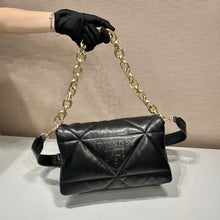 Load image into Gallery viewer, Prada Padded Nappa Leather Shoulder Bag