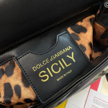 Load image into Gallery viewer, Dolce and Gabbana Medium Sicily Bag In Aria Matelasse Calfskin