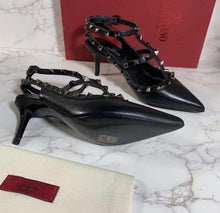 Load image into Gallery viewer, Valentino Garavani Rockstud Patent Leather Slings - LUXURY KLOZETT