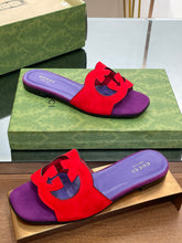 Load image into Gallery viewer, Gucci Interlocking G Cut Out Sandal
