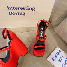 Load image into Gallery viewer, Versace Triplatform Sandals