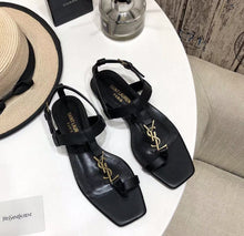 Load image into Gallery viewer, YSL Cassandra Flat Sandals