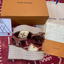 Load image into Gallery viewer, Louis Vuitton Boundary Wedge Sandal