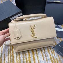 Load image into Gallery viewer, YSL Medium Sunset Satchel In Smooth Leather Bag