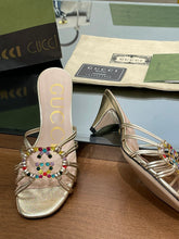 Load image into Gallery viewer, Gucci Women Slide Sandal With Crystals