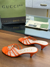 Load image into Gallery viewer, Gucci Women Slide Sandal With Crystals