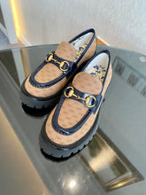 Load image into Gallery viewer, Gucci Women Lug Sole Horsebit Loafer